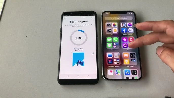 Chuyển dữ liệu từ Android sang IOS